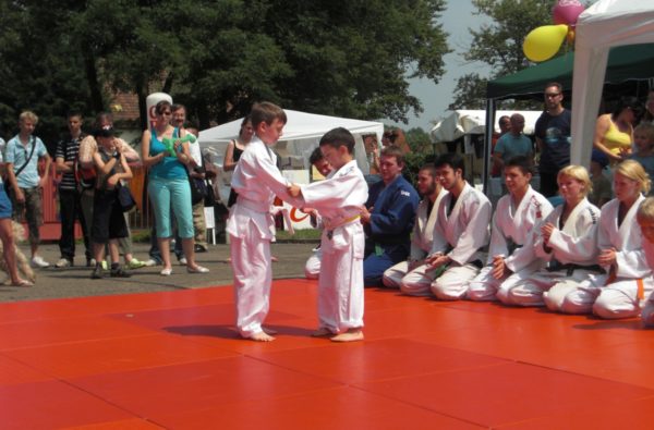 Judovorführung bei dem Feuerwehrjubiläum Wartenberg 2009